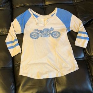 Lucky Brand Graphic Baseball Tee